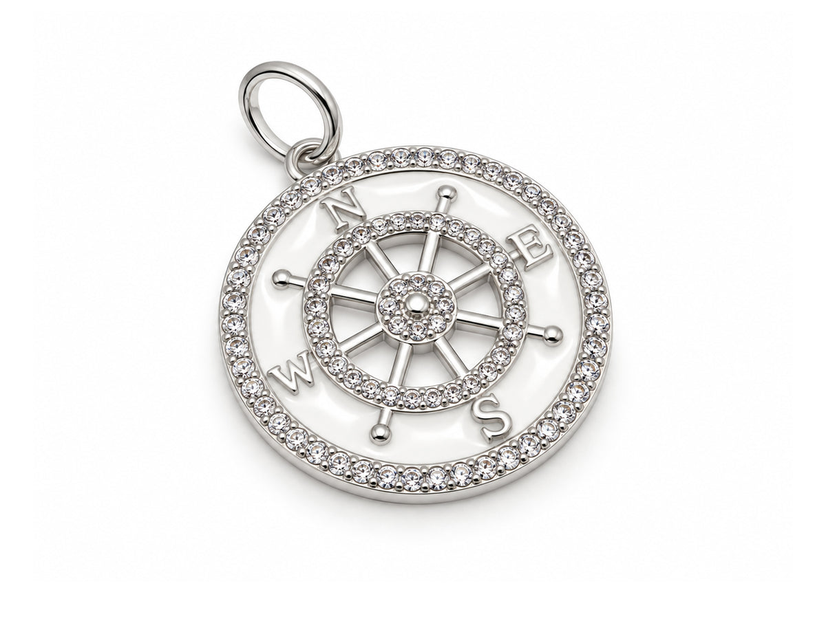 Sparkling Compass Pendant