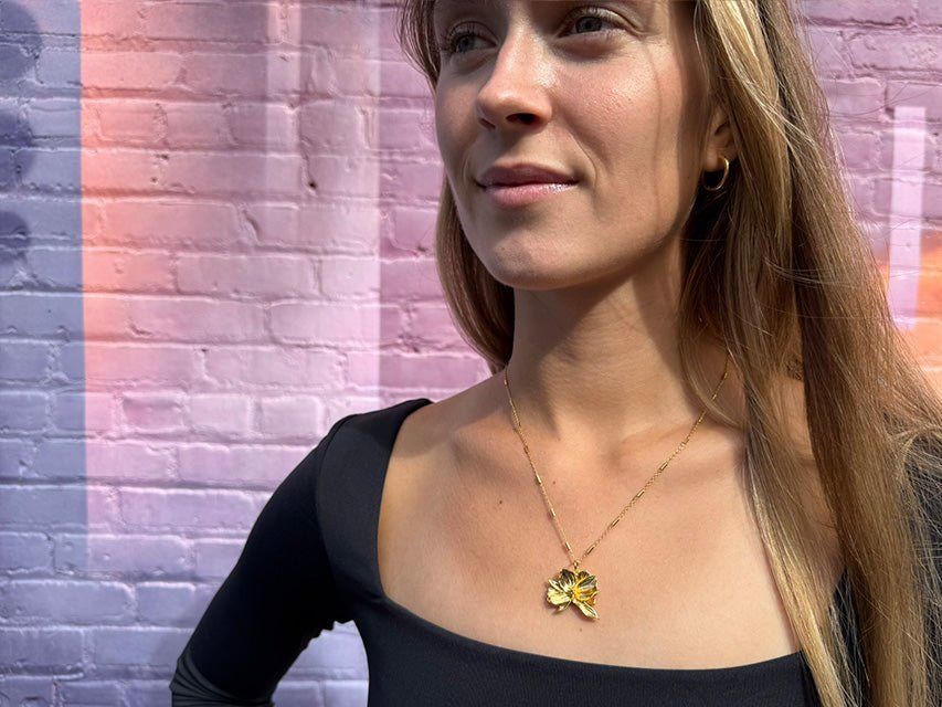 Magnolia Flower Pendant