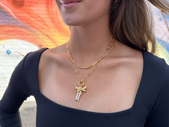 Sparkling Rectangle Pendant