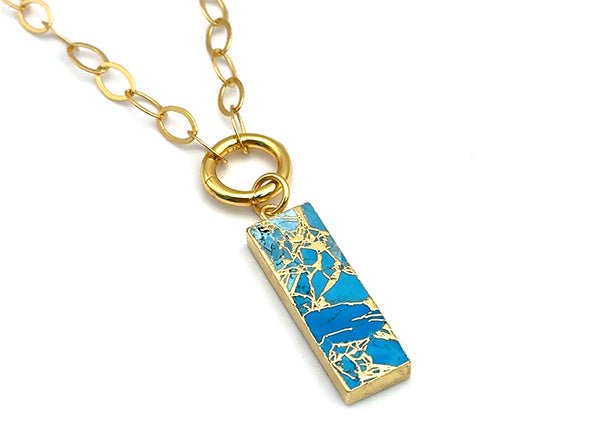 Artistic Rectangle Bar Pendant | LINK, design your own