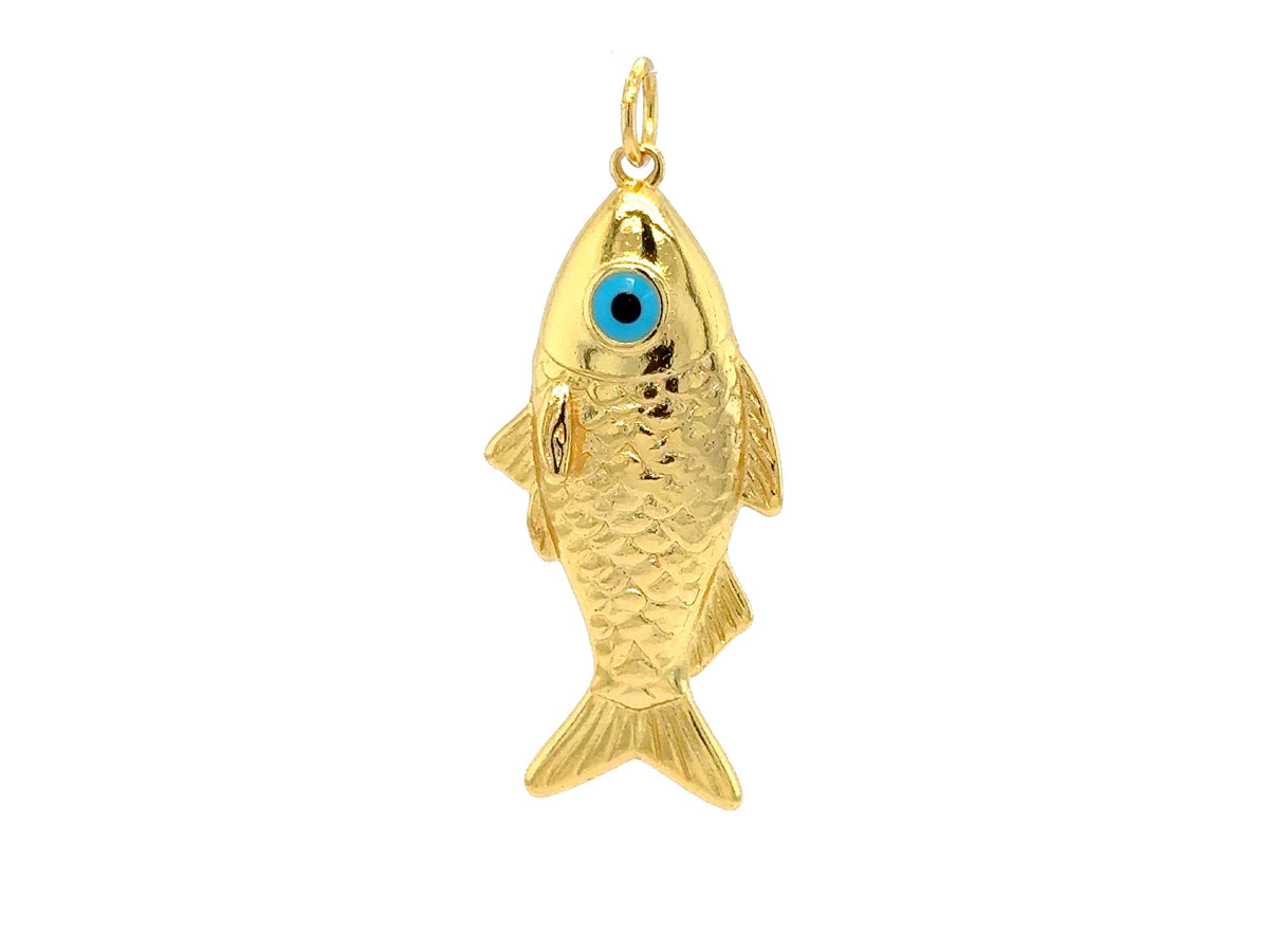 Lucky Evil Eye Fish Pendant | LINK, design your own