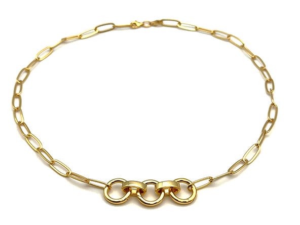 Triple Clasp Paperclip Chain | LINK, design your own