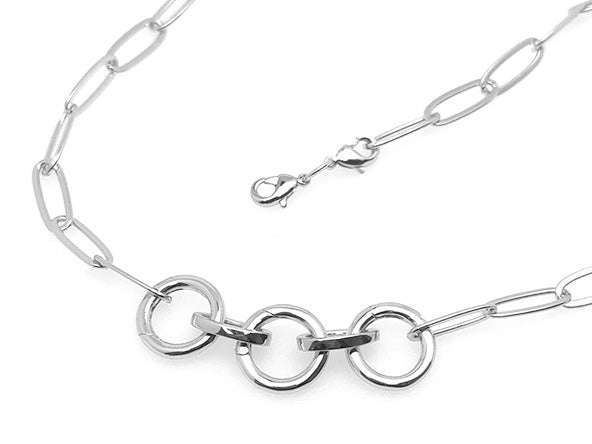 Triple Clasp Paperclip Chain