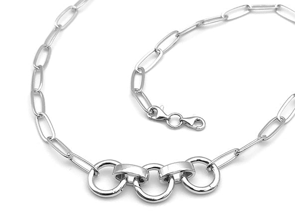 Triple Clasp Paperclip Chain | LINK, design your own