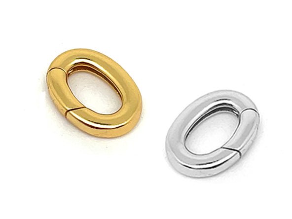Tiny Oval Push-in Clasp