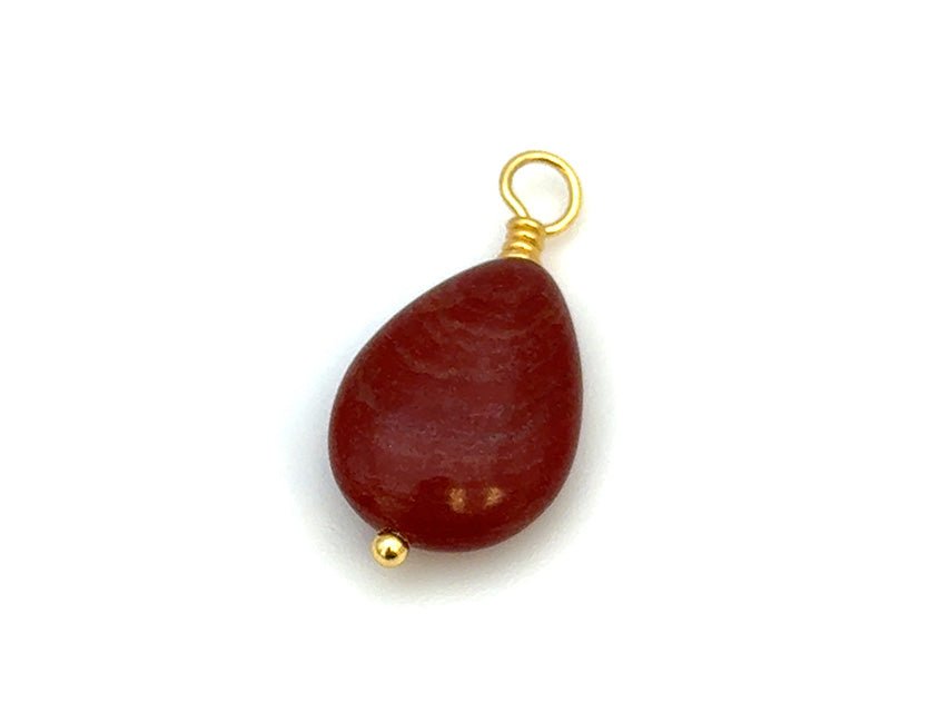 Vintage | Red Jasper Teardrop Pendant