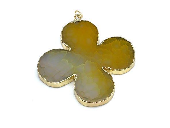 Vintage | XL Clover Quartz Pendant