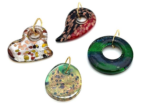 Vintage | XL Glass Assorted Shape Pendants
