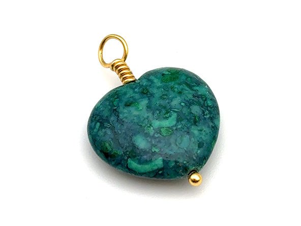 Vintage | Quartzite Heart Pendant | LINK, design your own