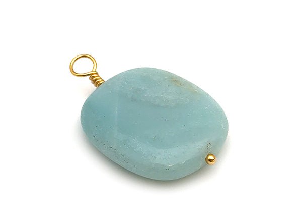 Vintage | Amazonite Rectangle Pendant | LINK, design your own