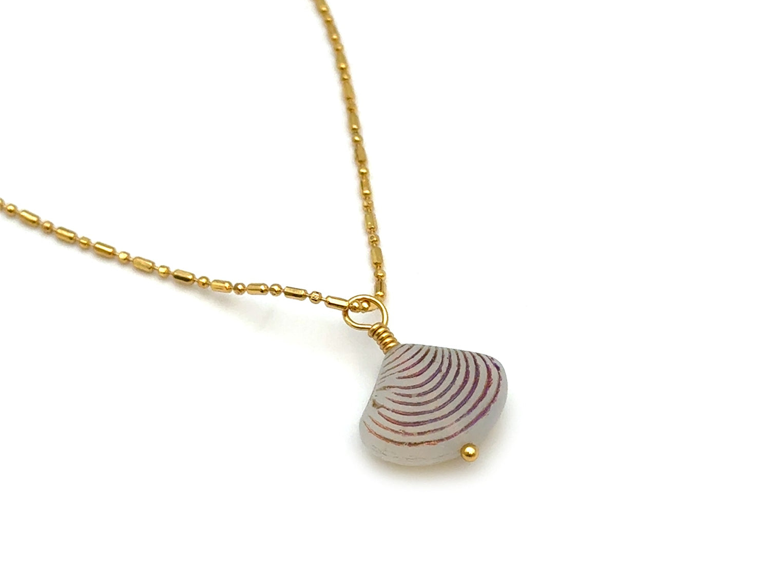 Vintage | Glass Clam Shell Pendant | LINK, design your own