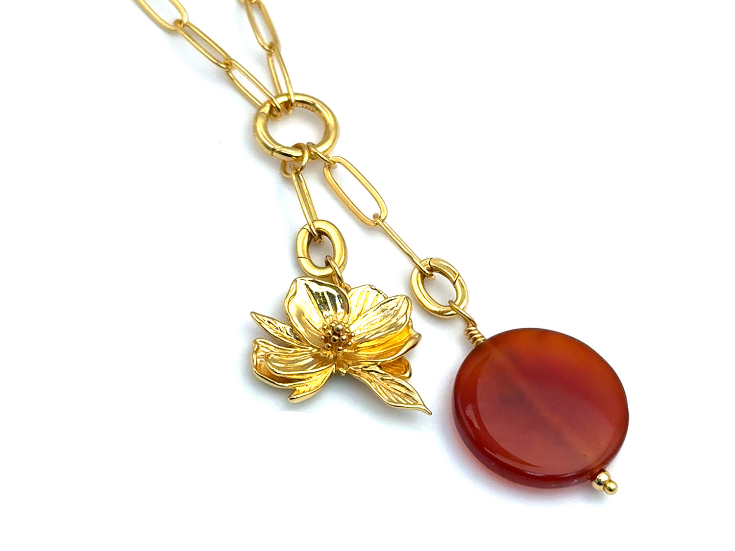 Vintage | Carnelian Stone Pendant