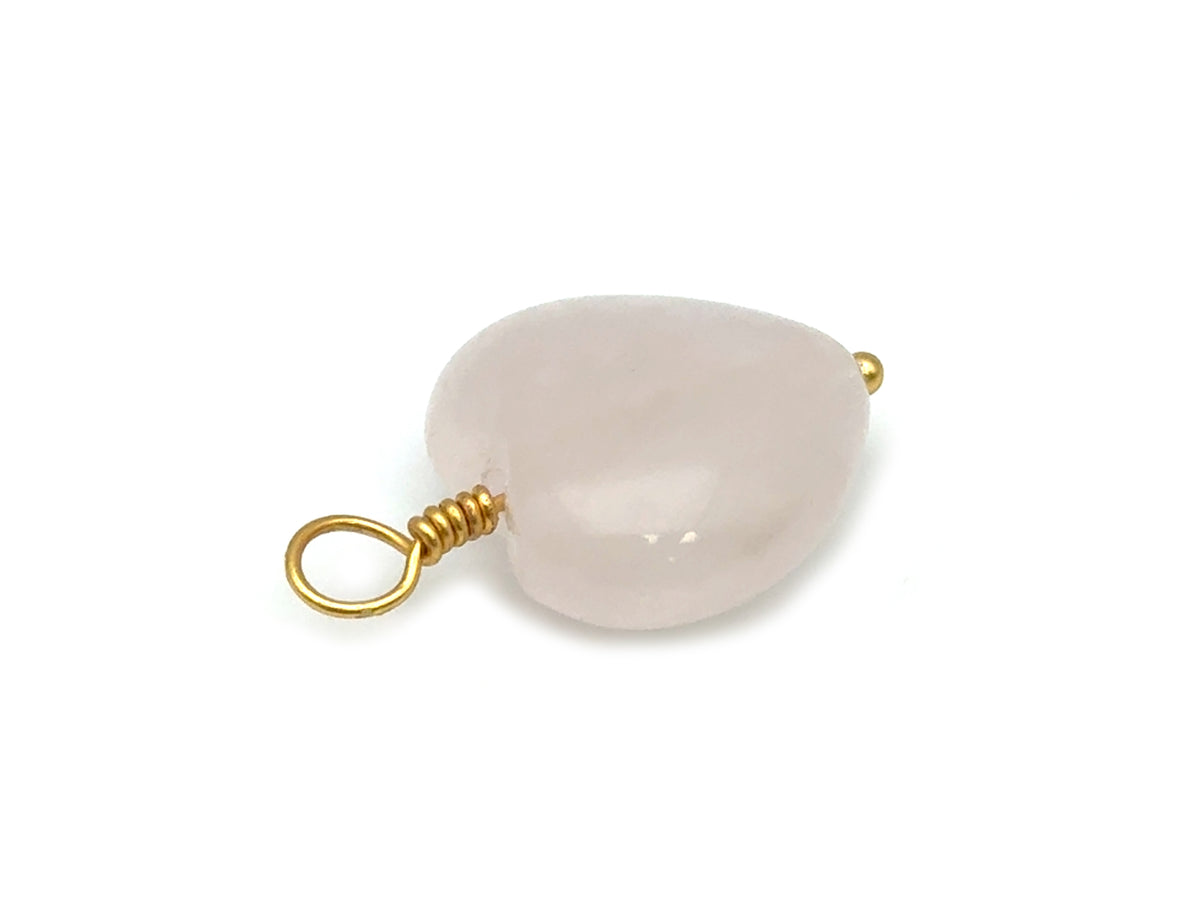 Vintage | Rose Quartz Heart Pendant