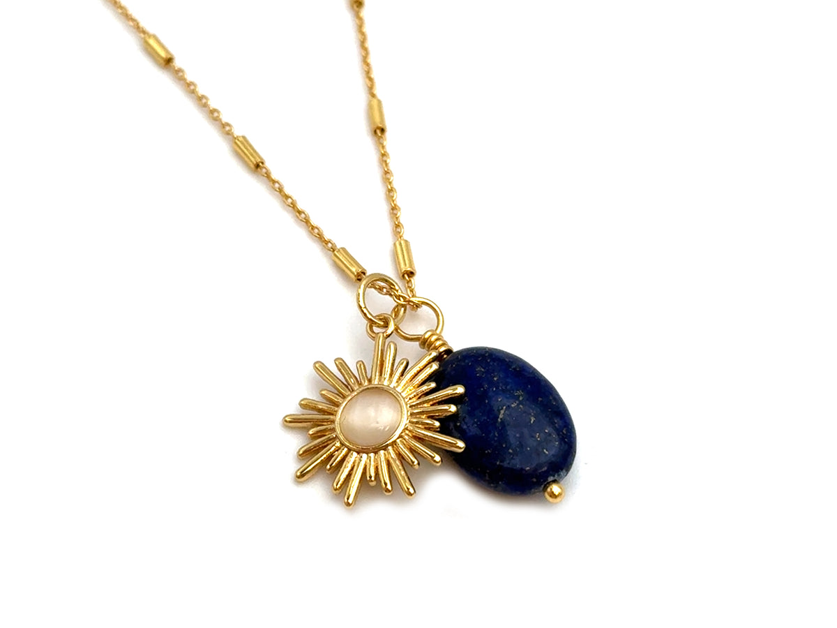 Vintage | Lapis Lazuli Oval Pendant