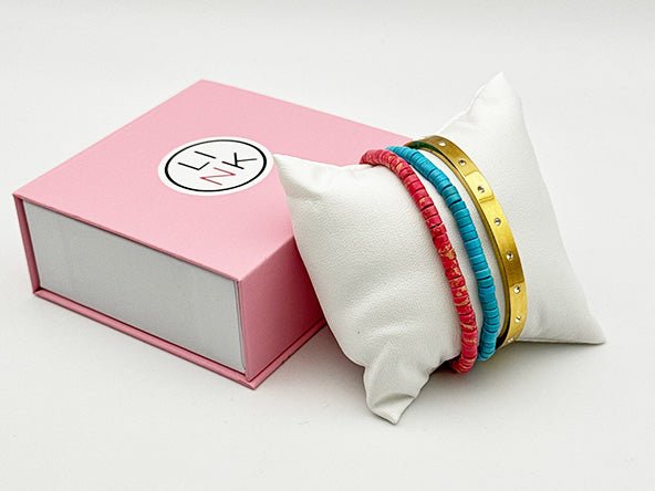 Sparkling Color Crush Bracelet Set | Turquoise & Pink