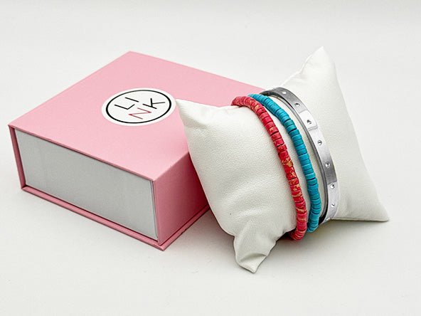 Sparkling Color Crush Bracelet Set | Turquoise & Pink