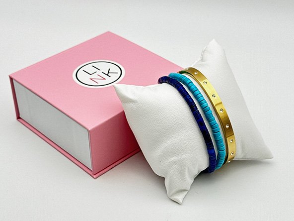 Sparkling Color Crush Bracelet Set | Turquoise & Lapis Lazuli