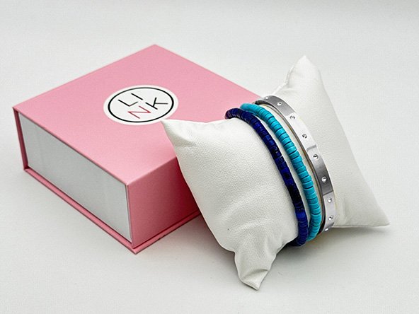 Sparkling Color Crush Bracelet Set | Turquoise & Lapis Lazuli