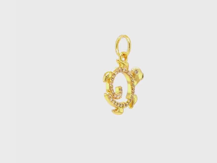 Sparking Turtle Pendant