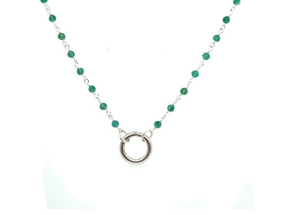 Green Onyx Rosary Chain | LINK, design your own