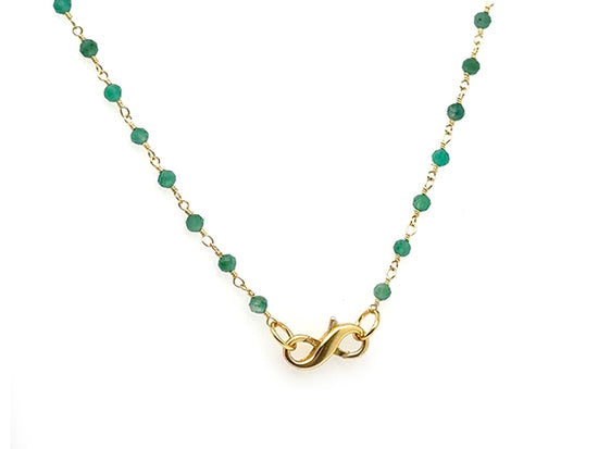 Green Onyx Rosary Chain