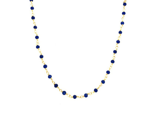 Blue Chalcedony Rosary Chain | LINK, design your own