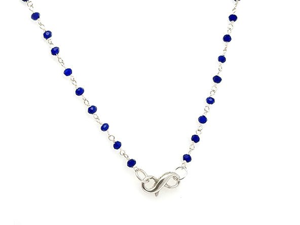 Blue Chalcedony Rosary Chain | LINK, design your own