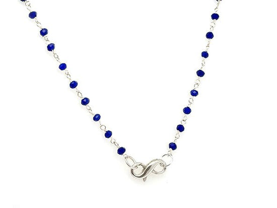 Blue Chalcedony Rosary Chain | LINK, design your own