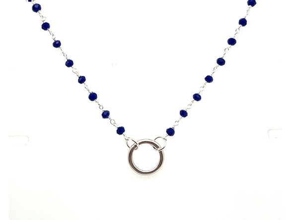 Blue Chalcedony Rosary Chain | LINK, design your own