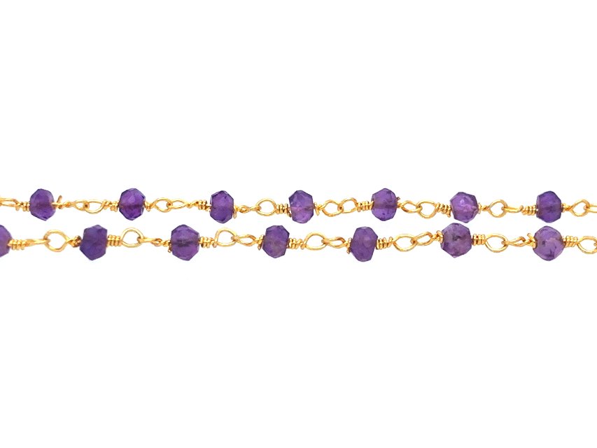 Amethyst Rosary Chain | LINK, design your own