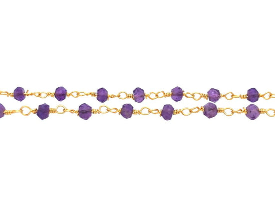 Amethyst Rosary Chain | LINK, design your own