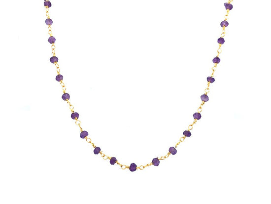 Amethyst Rosary Chain | LINK, design your own