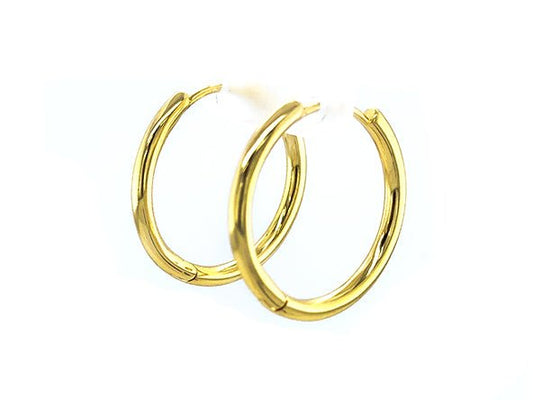 Shop hoop earrings in gold and silver.