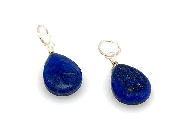 Natural Stone Teardrop Earring Charms | LINK, design your own