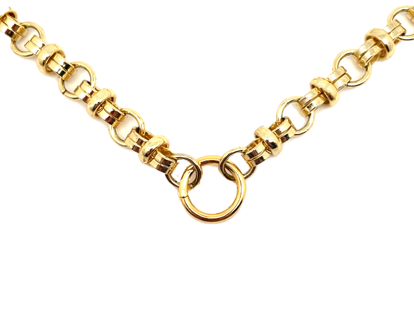 Stunning Double Loop Chunky Gold Chain
