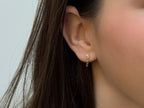 Sparkle Chain Stud Earrings