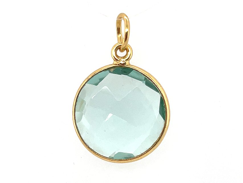 Sparkling Round Birthstone Pendants | LINK, design your own