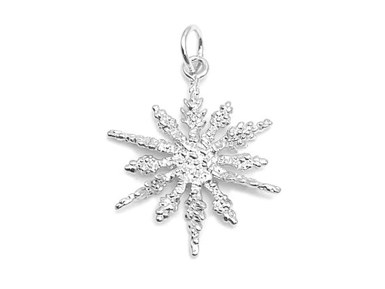 Load image into Gallery viewer, Sparkling Winter Snowflake Pendant
