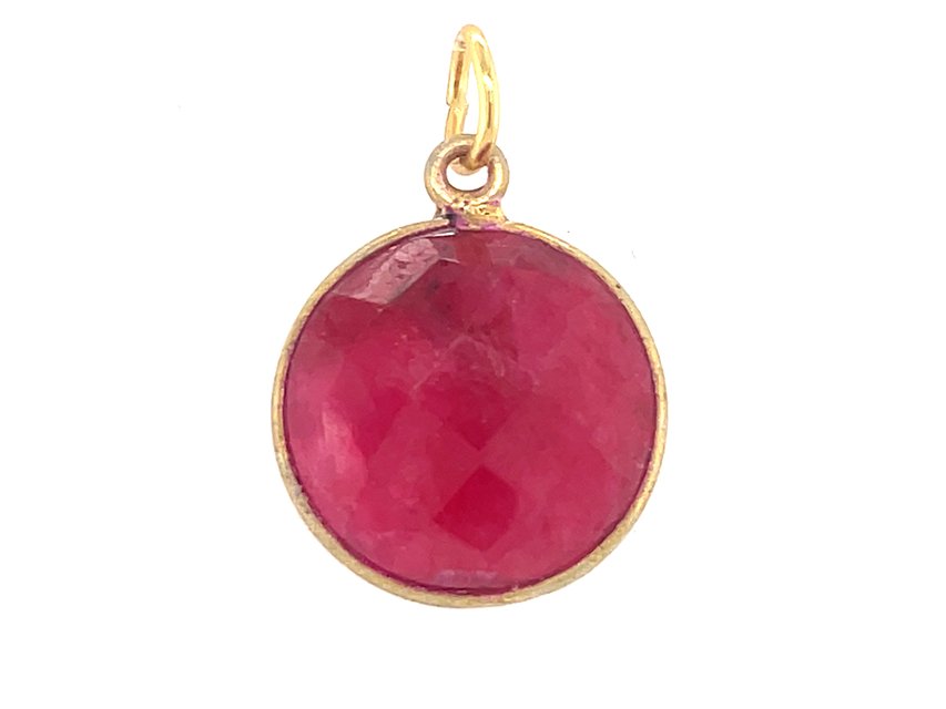 Sparkling Round Birthstone Pendants | LINK, design your own