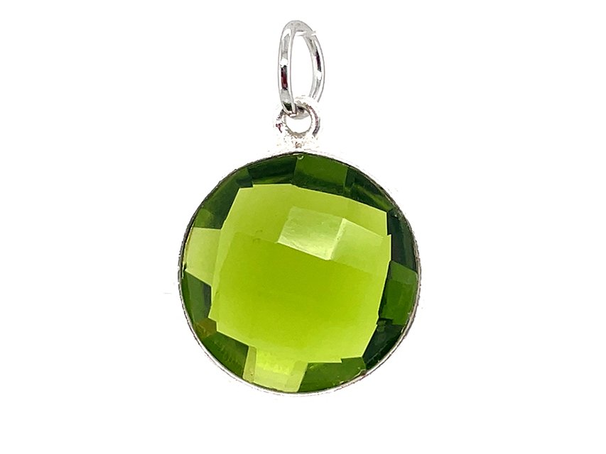 Sparkling Round Birthstone Pendants | LINK, design your own