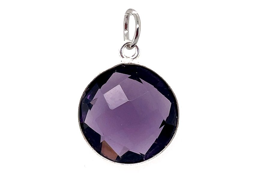 Sparkling Round Birthstone Pendants | LINK, design your own