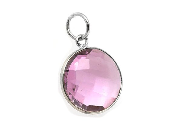 Sparkling Round Birthstone Pendants | LINK, design your own