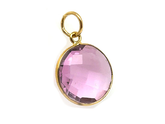 Sparkling Round Birthstone Pendants