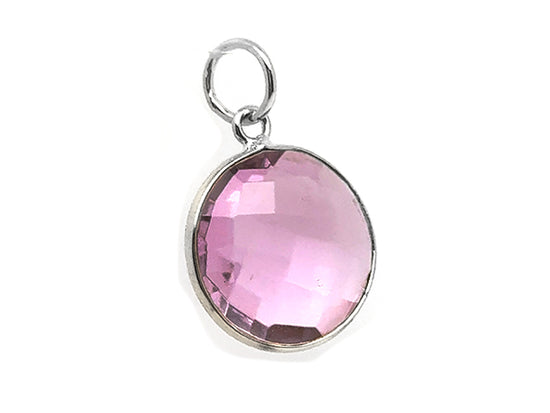 Sparkling Round Birthstone Pendants