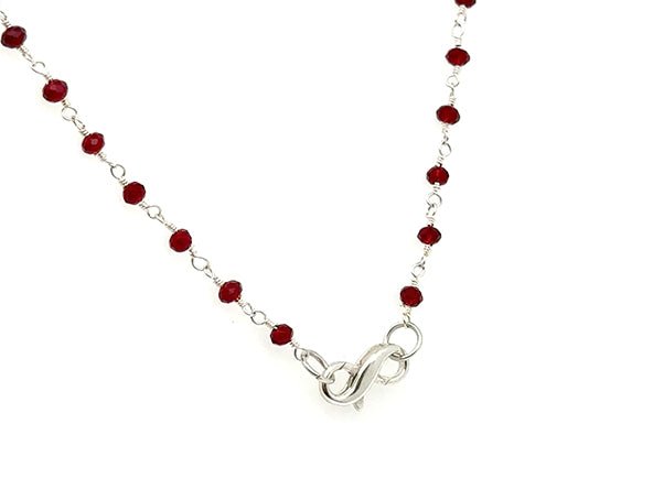 Garnet Red Rosary Chain | LINK, design your own