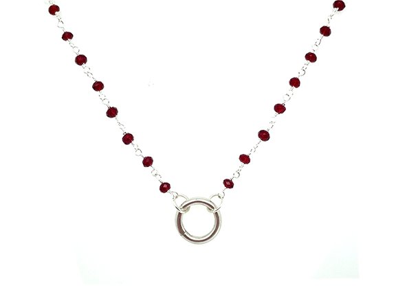 Garnet Red Rosary Chain | LINK, design your own