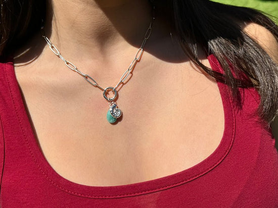 Natural Stone Teardrop | Amazonite | LINK, design your own