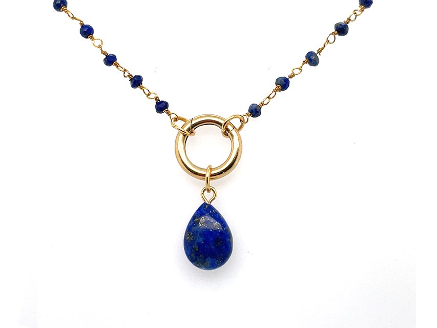 Natural Stone Teardrop | Lapis Larzuli | LINK, design your own