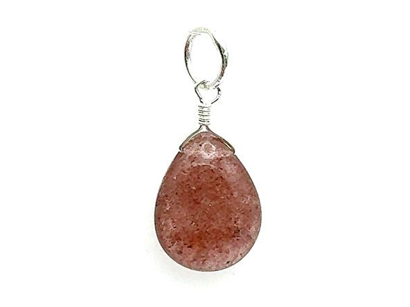 Natural Stone Teardrop | Cherry Quartz | LINK, design your own