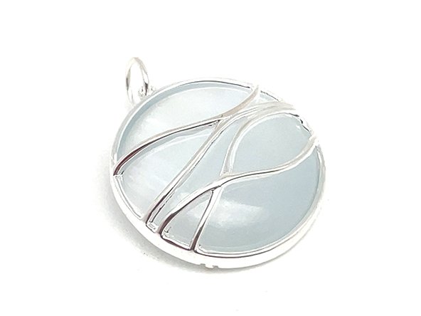 White Ocean Wave Pendant | LINK, design your own